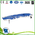 Aluminum alloy stretcher for hospital use foldaway emergency stretcher